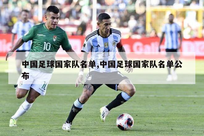 中国足球国家队名单,中国足球国家队名单公布
